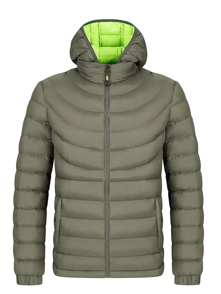 Lune London | Men's jacket lined with high collar for autumn and winter