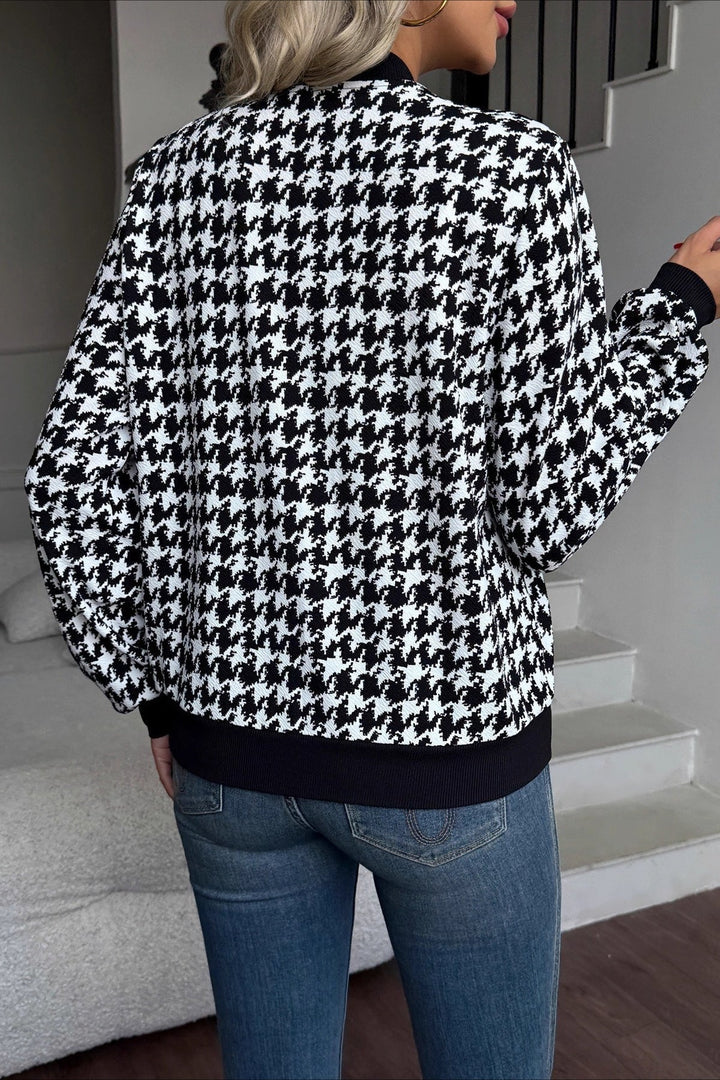 Lune London | Sleeve Houndstooth Fitted Jacket