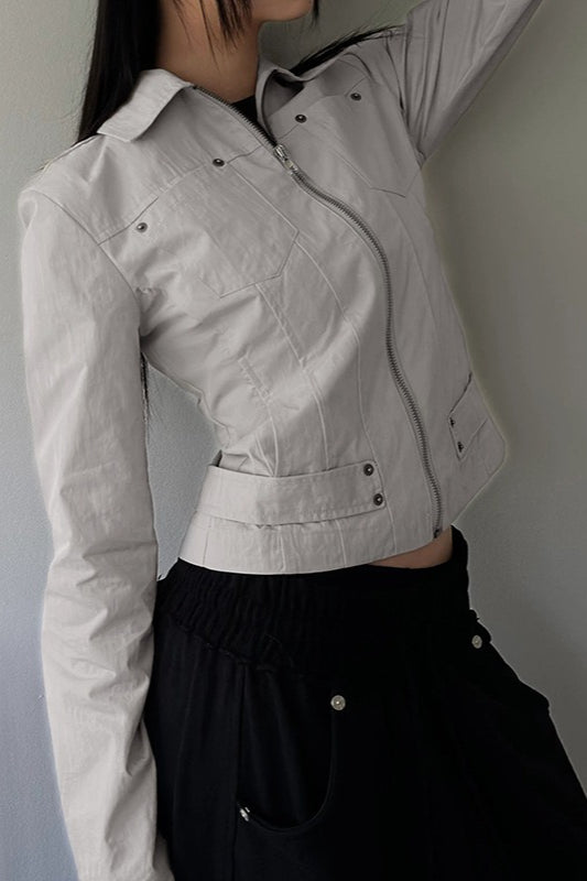 Lune London | Up Solid Color Utility Jacket