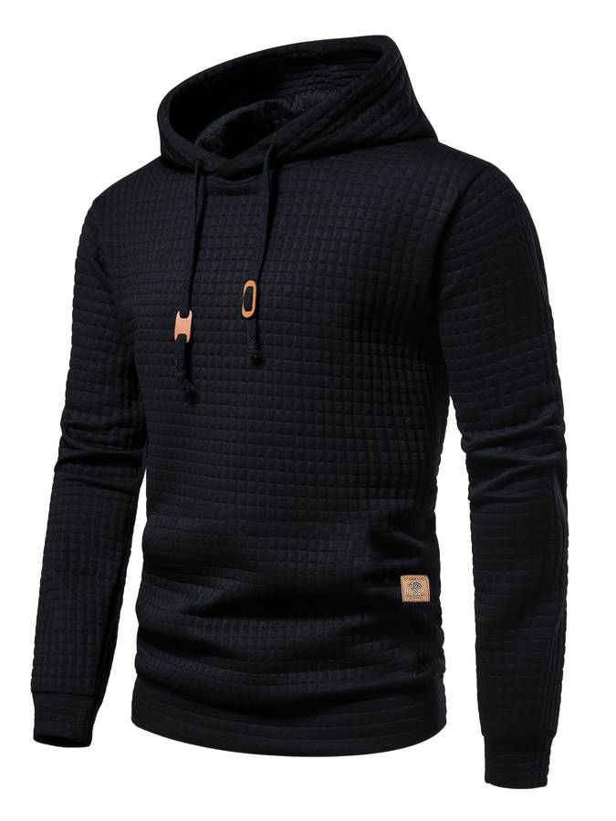 Lune London | Casual Waffle Pattern Hoodie for Men