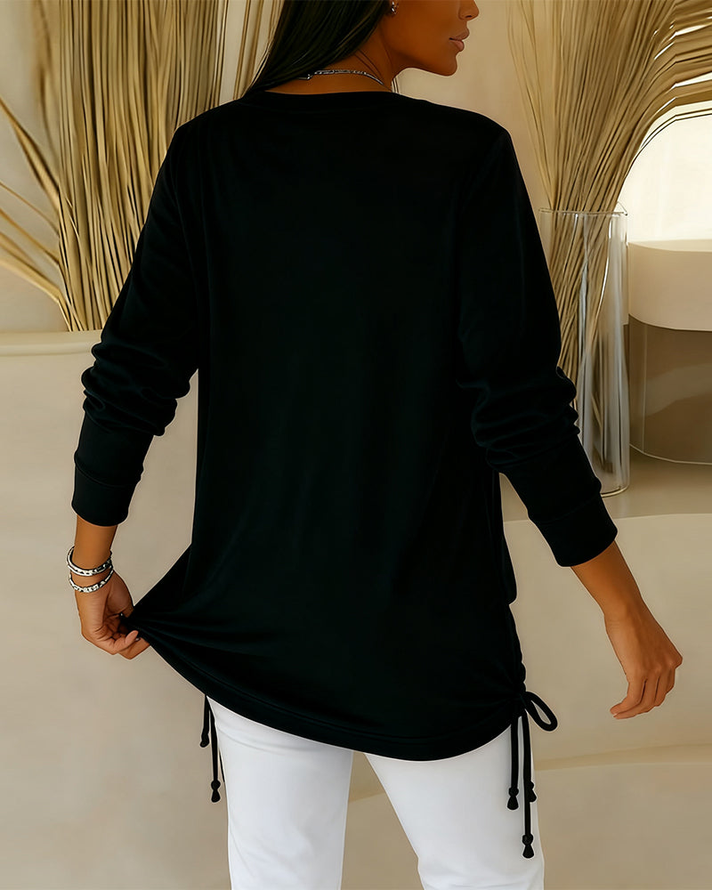 Lune London | Top with Contrasting Colors In A Two-In-One Look