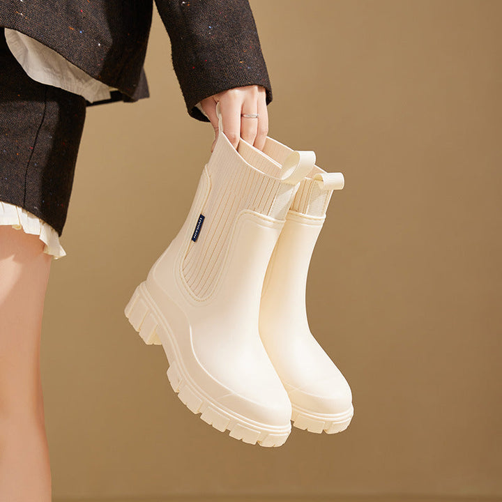 Lune London | Women's Rain Boots - Waterproof Non-Slip Rainy Weather