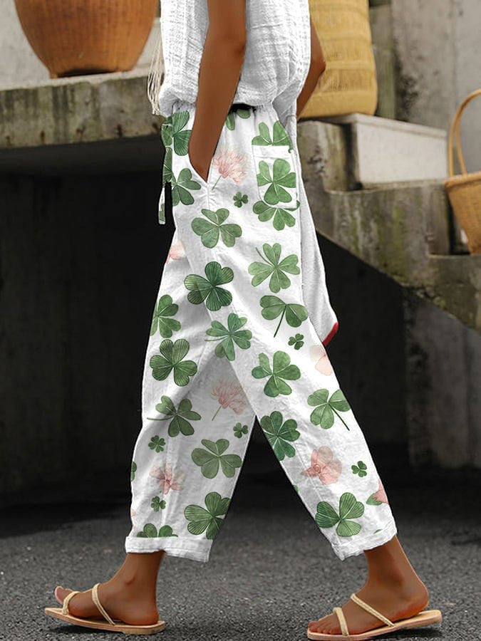 Lune London | Comfortable Wide Pants with Modern Print for Women