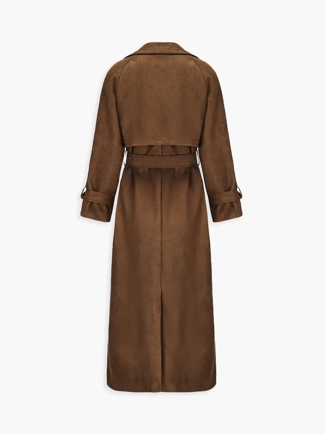 Lune London | Faux Suede Belt Trench