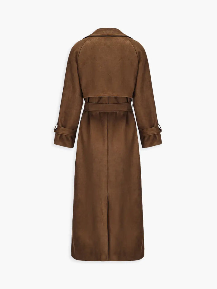 Lune London | Faux Suede Belt Trench