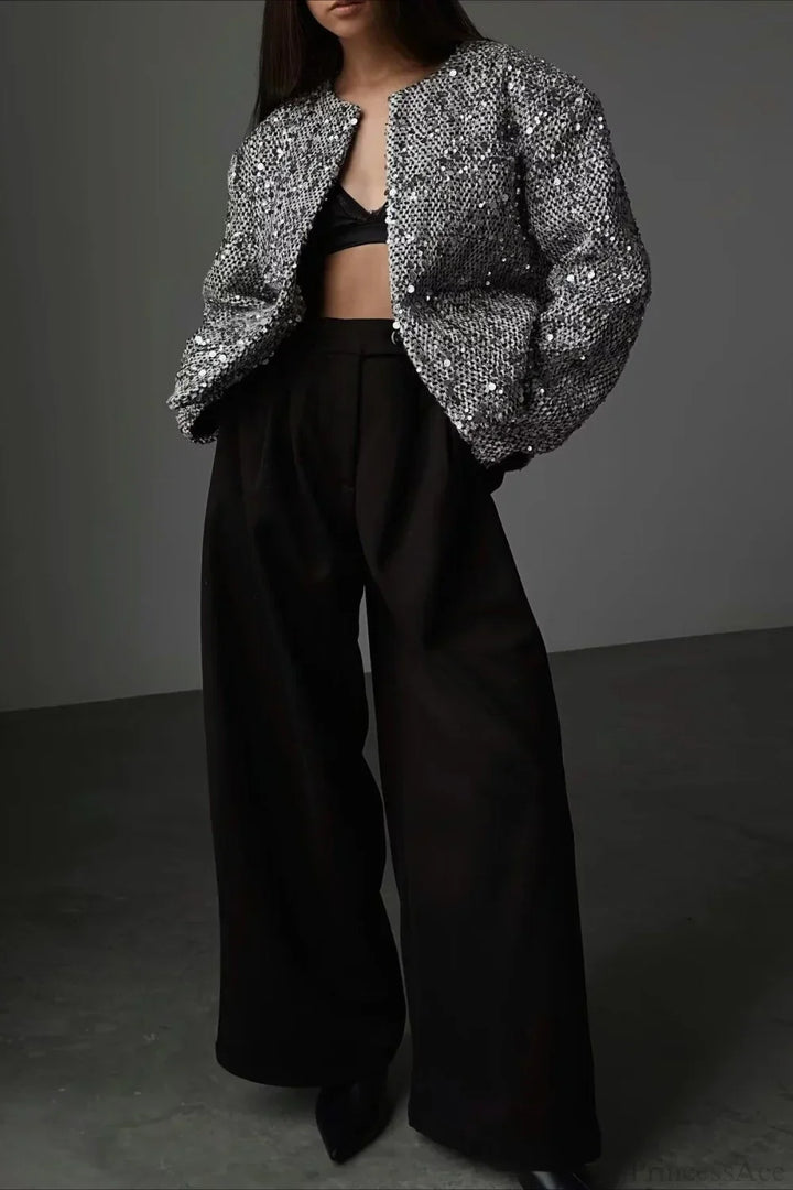 Lune London | Luxurious Tweed Sequin Jacket