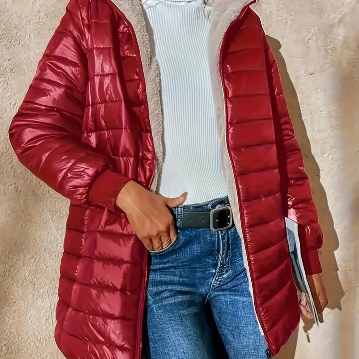 Lune London | Fleece lined jacket with zipper