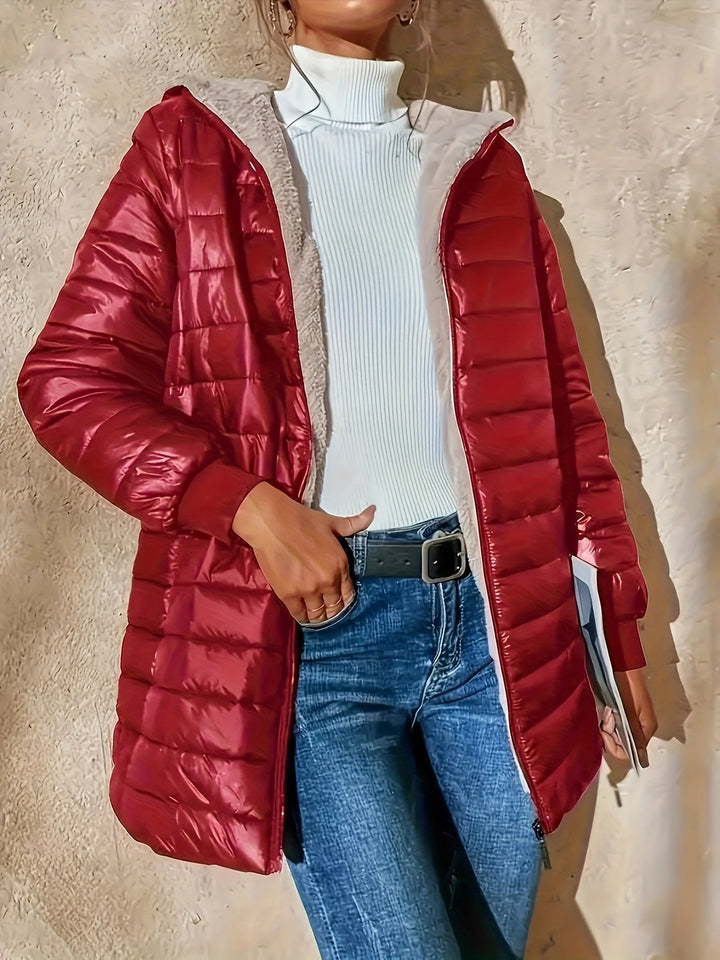 Lune London | Fleece lined jacket with zipper