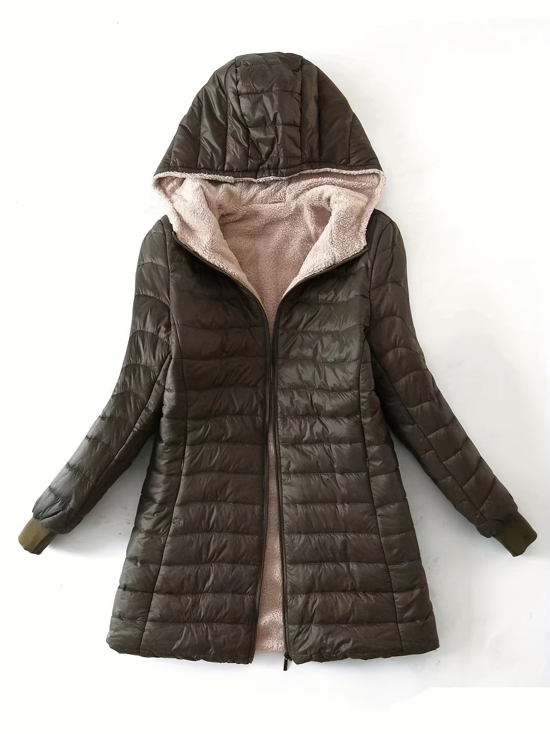 Lune London | Fleece lined jacket with zipper