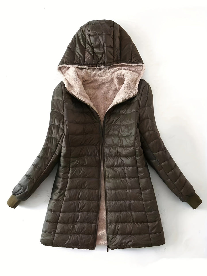 Lune London | Fleece lined jacket with zipper