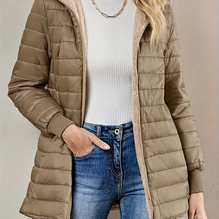 Lune London | Fleece lined jacket with zipper