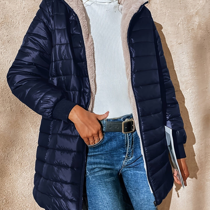 Lune London | Fleece lined jacket with zipper