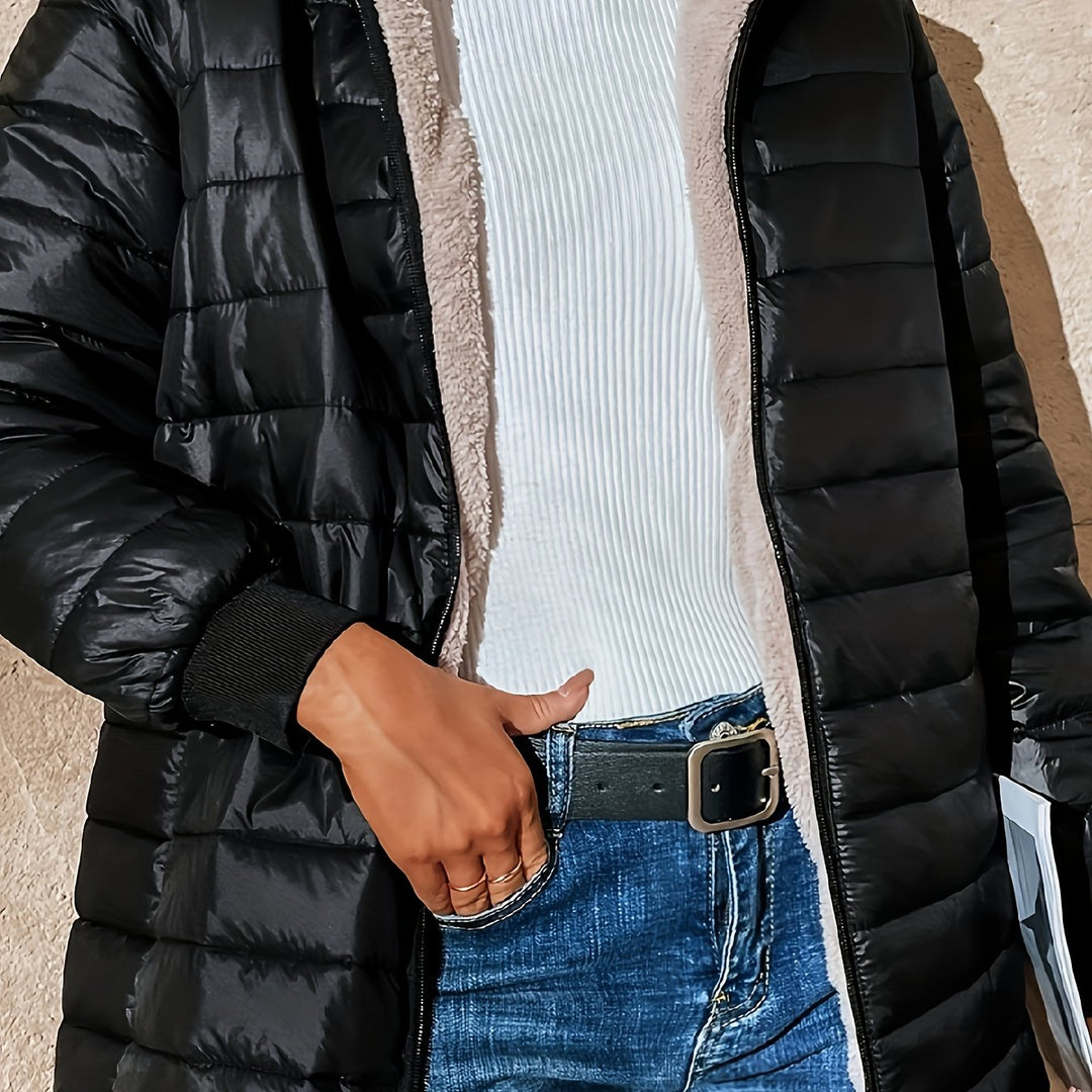 Lune London | Fleece lined jacket with zipper