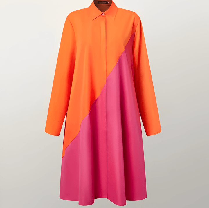 Lune London | Stylish Shirt Dress with 3/4 Sleeves