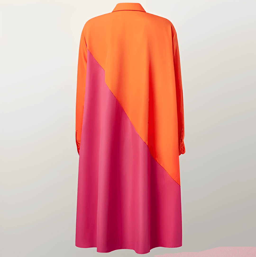 Lune London | Stylish Shirt Dress with 3/4 Sleeves