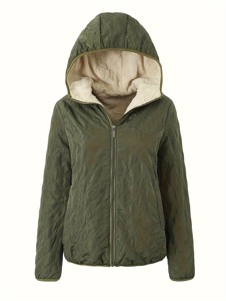 Lune London | Padded jacket with zipper and hood
