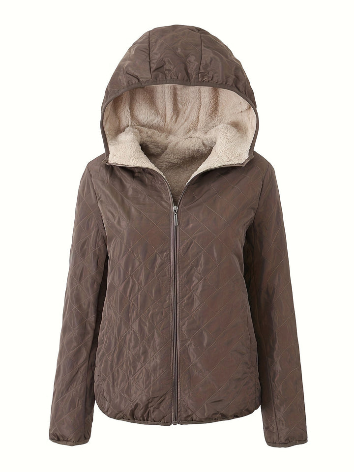Lune London | Padded jacket with zipper and hood