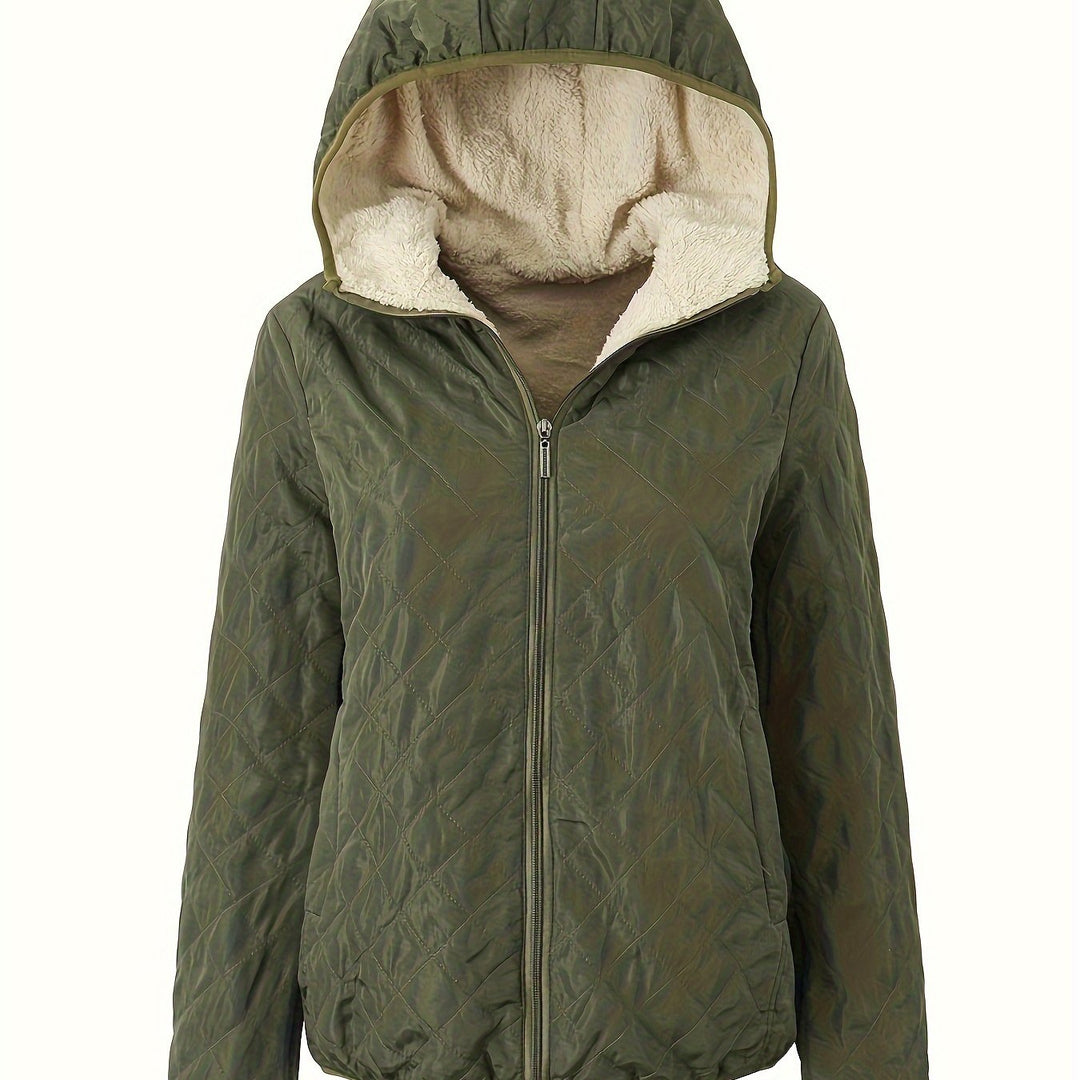 Lune London | Padded jacket with zipper and hood