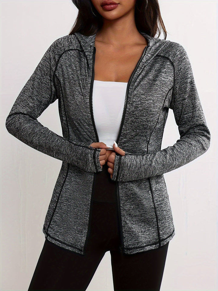 Lune London | Sports jacket with hood and stripe detail