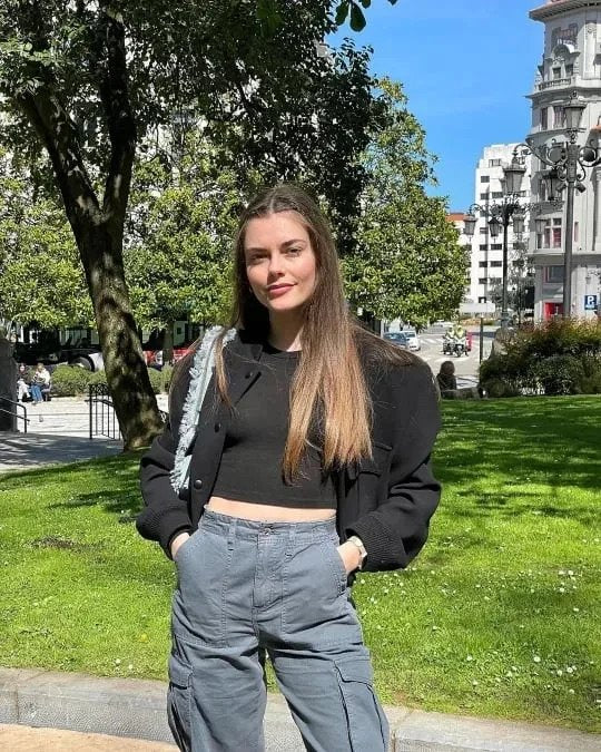 Lune London | Pantalon cargo ajustable à coupe droite