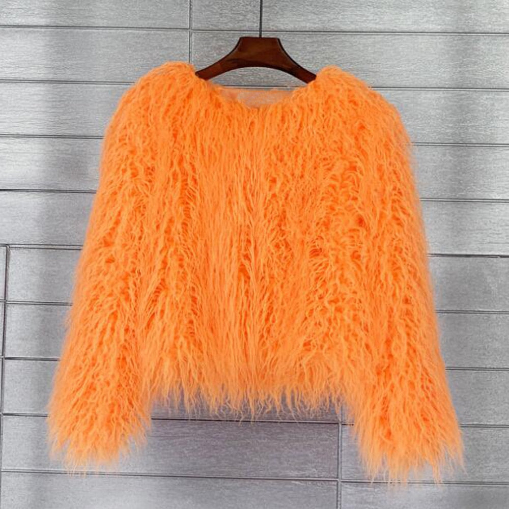 Lune London | Elegant Warmer Faux Fur Coat for Autumn and Winter
