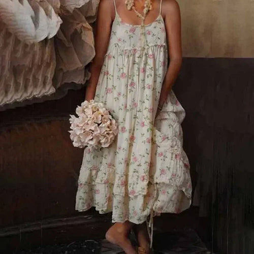 Lune London | Floral Linen Dress