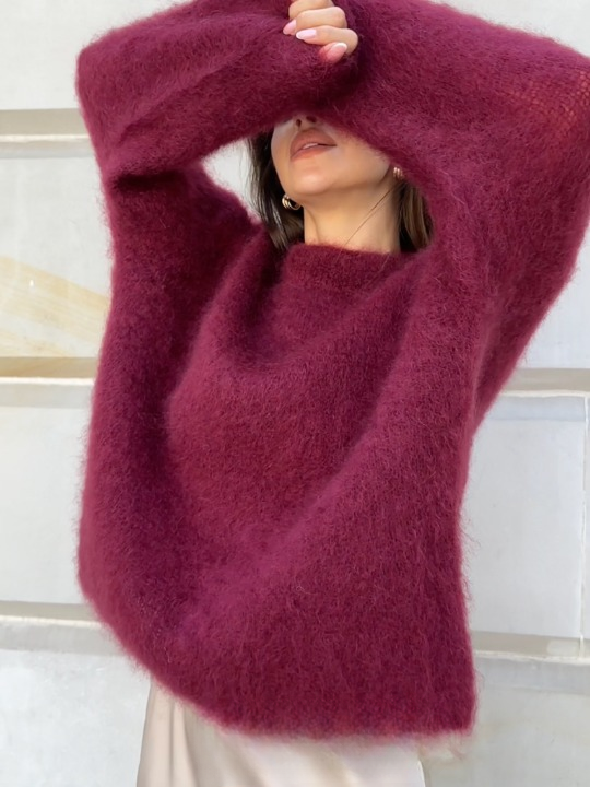 Lune London | Soft Mohair Knitted Sweater
