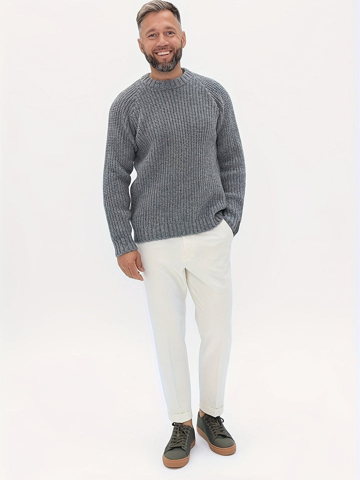 Lune London | Knit Sweater in Classic Design Acrylic Comfortable and Warm