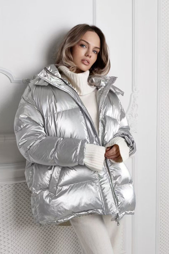 Lune London | Hooded Belted Quilted Puffer Coat