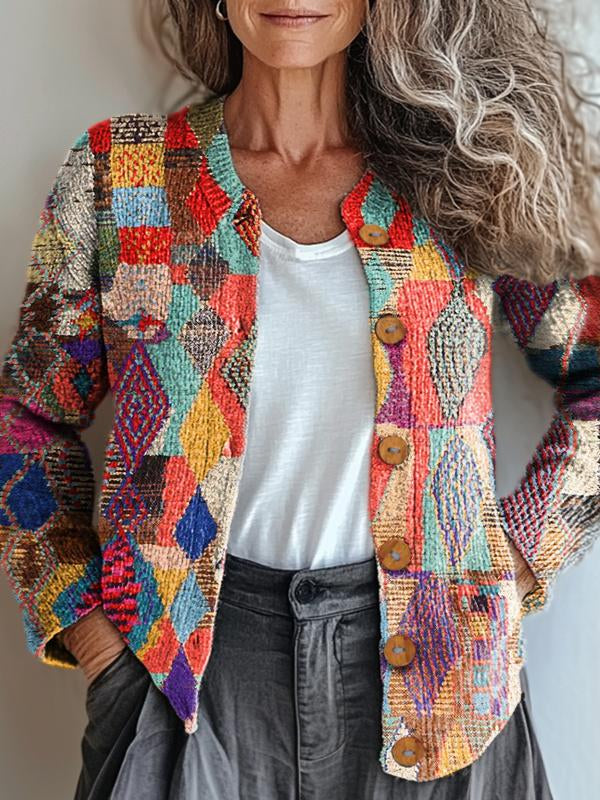 Lune London | Multicolored patchwork jacket