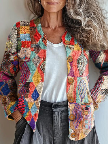 Lune London | Multicolored patchwork jacket