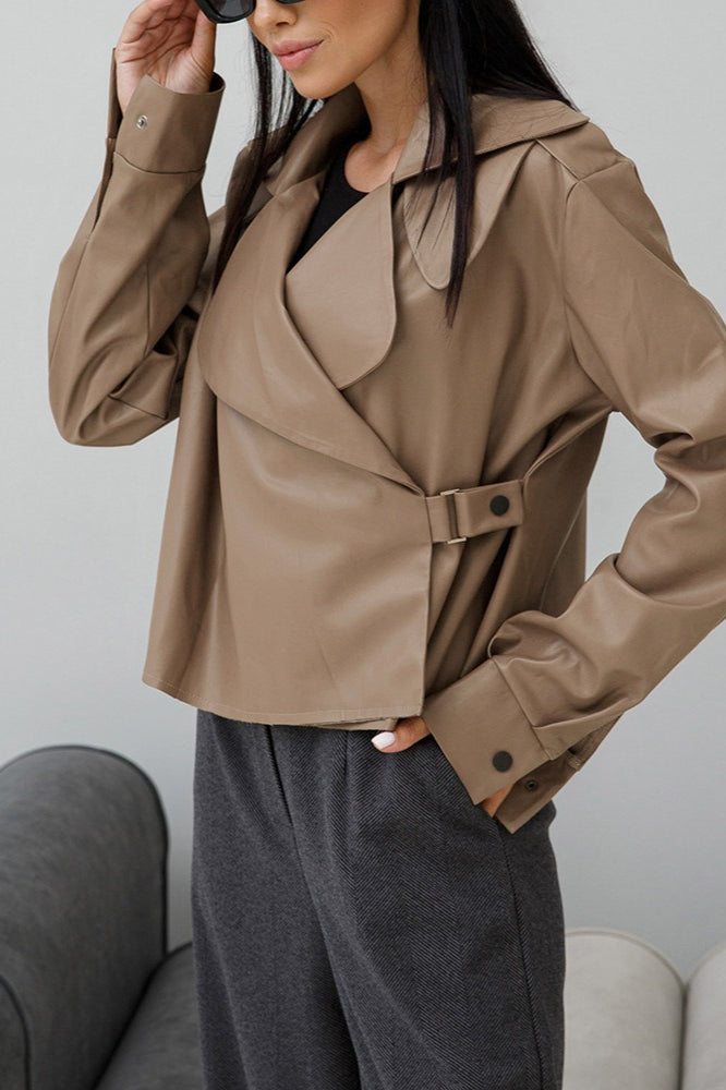 Lune London | Collar Leather Biker Jacket