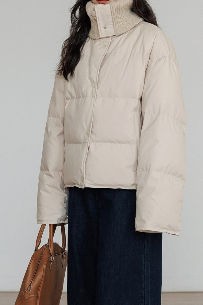 Lune London | Collar White Duck Down Puffer Jacket