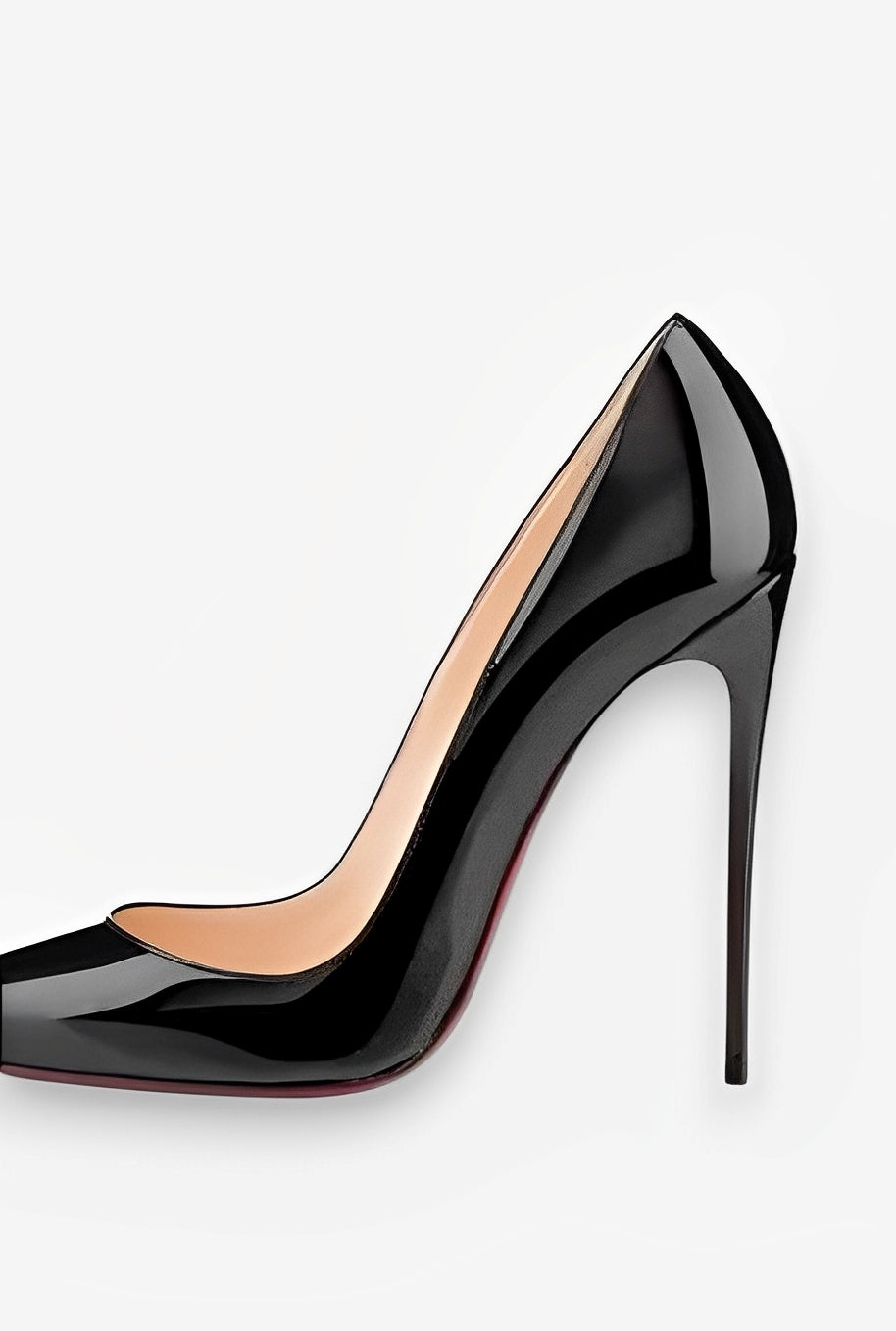 Lune London | Pointed Tapered 1Red Floor Shoes