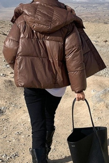 Lune London | Plush-lined oversized puffer jacket
