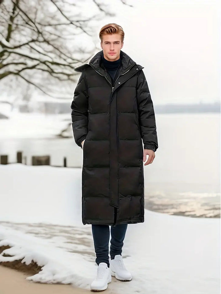 Lune London | Warm Long Quilted Winter Jacket for Men
