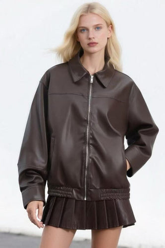 Lune London | Leather Casual Blazer