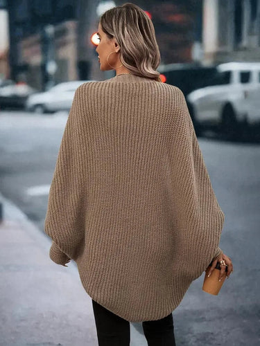 Lune London | Cardigan - Open Front - Soft Knit - Loose Fit - Long Sleeves