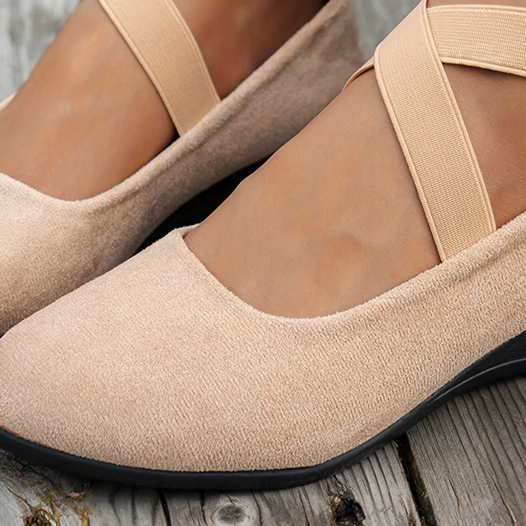 Lune London | Simple Women's Ballerinas Made Of Breathable Velvet