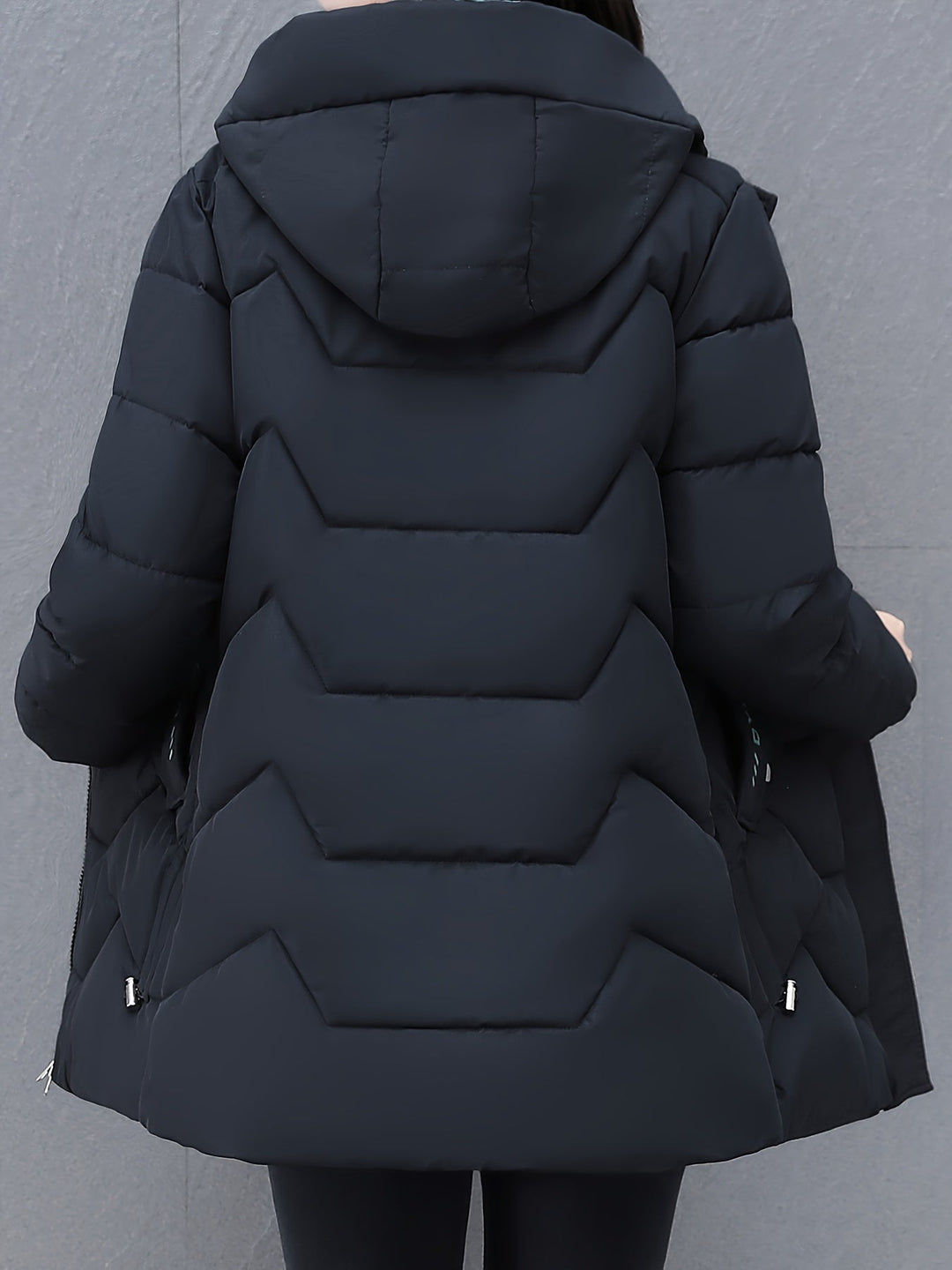 Lune London | Long Casual Women's Down Jacket with Hood