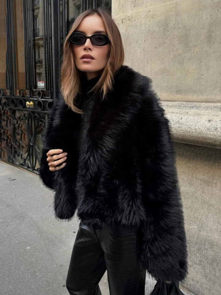 Lune London | Faux fur collar jacket