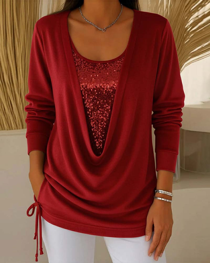 Lune London | Top with Contrasting Colors In A Two-In-One Look