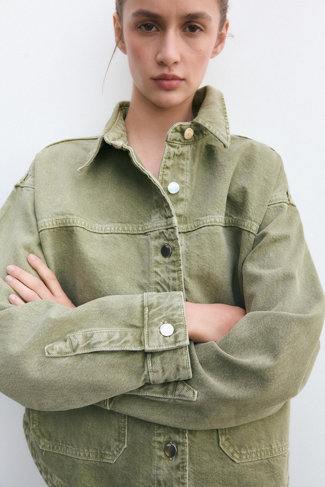 Lune London | Classic khaki denim jacket for everyday style