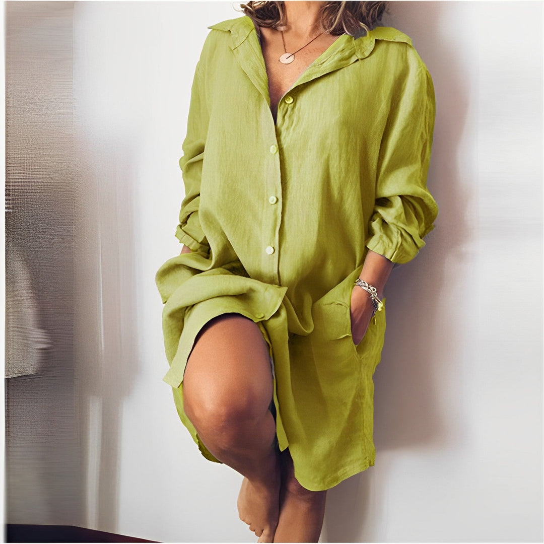 Lune London | Long-Sleeved Cotton Dress