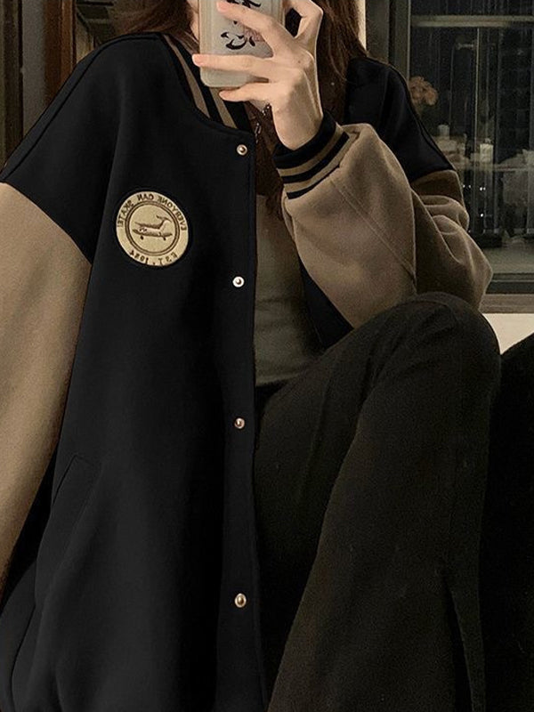 Lune London | Contrast color Loose Casual Jacket