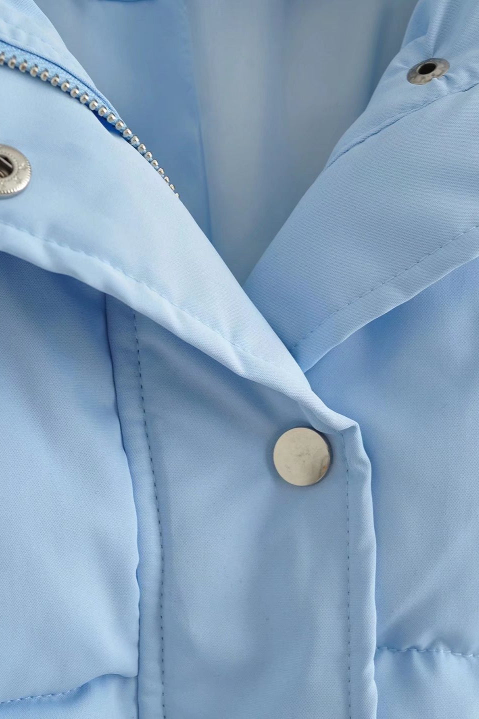 Lune London | Color Shawl Collar Shorter Puffer Jacket