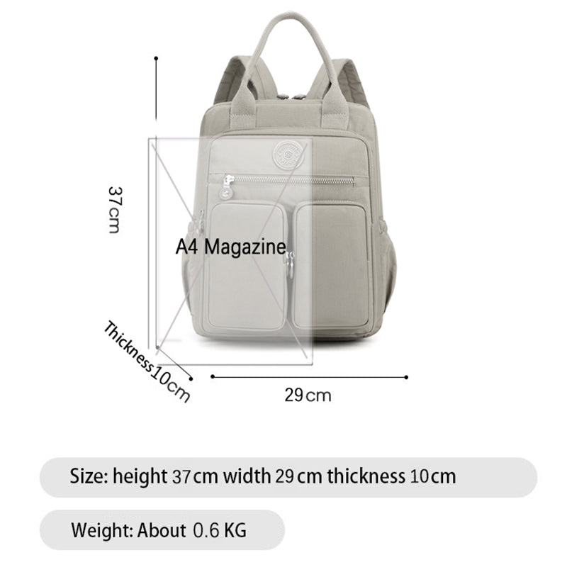 Lune London | Fashion Woman Waterproof Nylon Lightweight Backpack