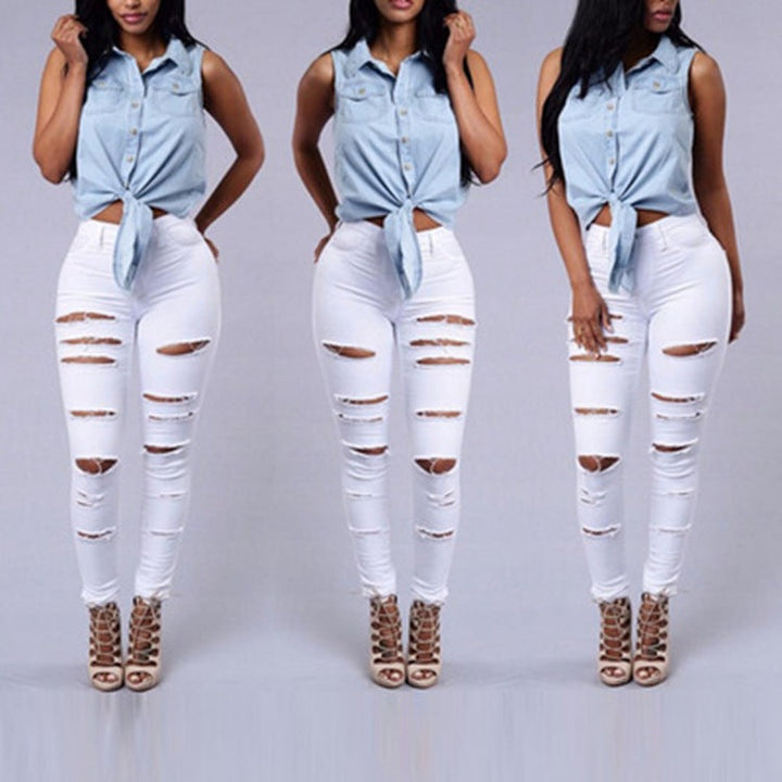 Lune London | Skinny Women's Jeans - High Waist, Casual Pencil Cut