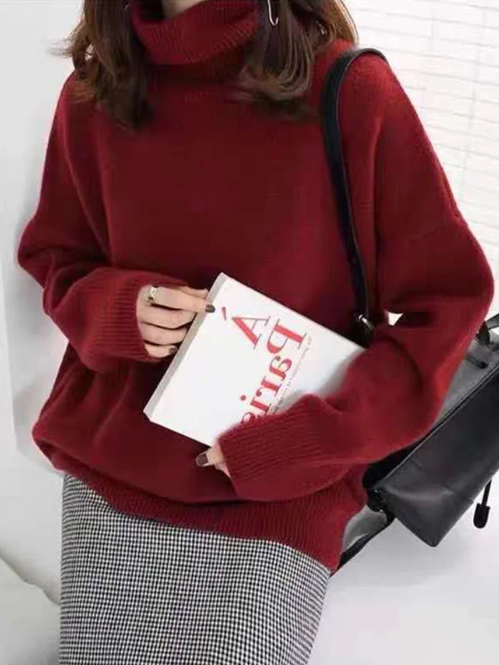 Lune London | Casual Cashmere Turtleneck Sweater for Women