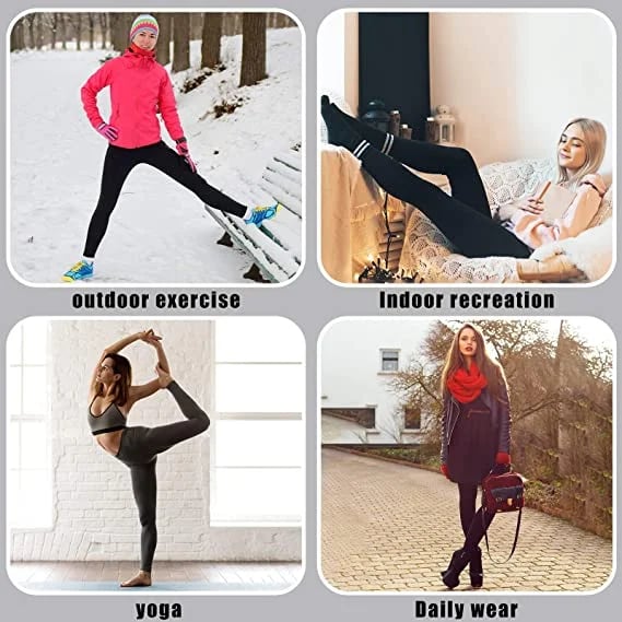 Lune London | Women's winter fleece pants - Warm shaping effect leggings
